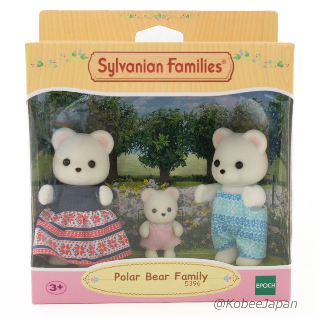 Polar Bear Family White Bear 5396 Sylvanian Families Calico Critters