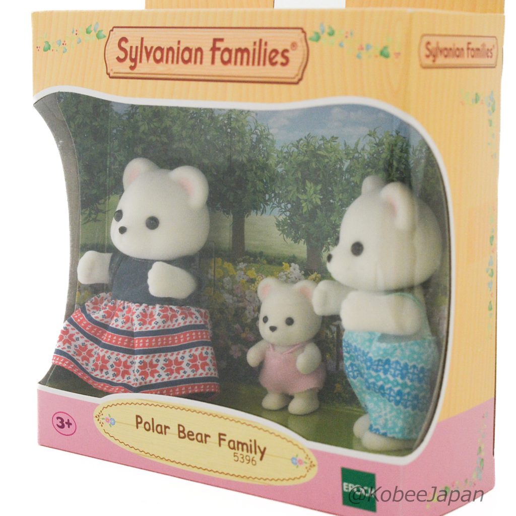 Polar Bear Family White Bear 5396 Sylvanian Families Calico Critters