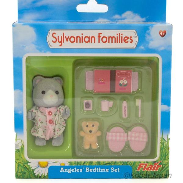 ANGELES' BEDTIME SET Flair UK Retired 4307 Sylvanian Families