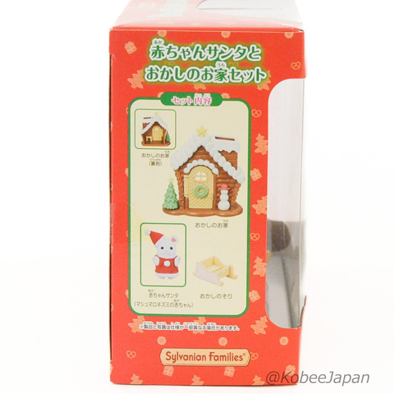 Baby Santa Marshmallow & Candy House Gingerbread Noël