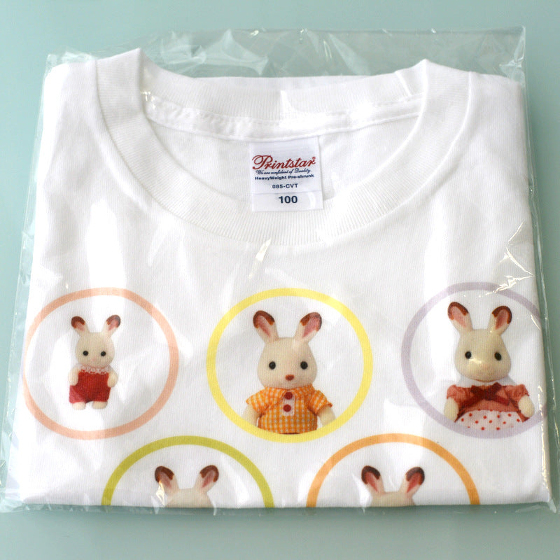 Exhibition T-Shirts Size: Kid's 100cm Sylvanian Families Calico Critters