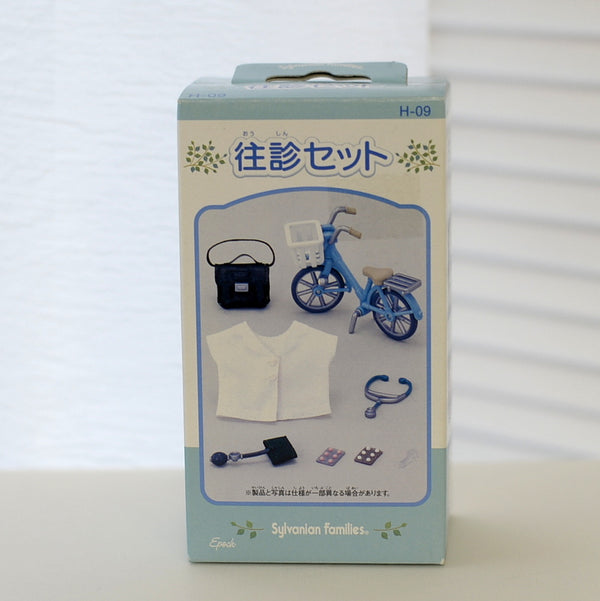 DOCTOR'S BIKE SET H-09 Epoch Japan Sylvanian Families