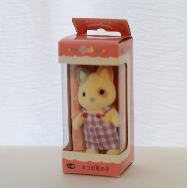 WHISKERS SPOTTED CAT BOY NI-33 Epoch Japan Sylvanian Families