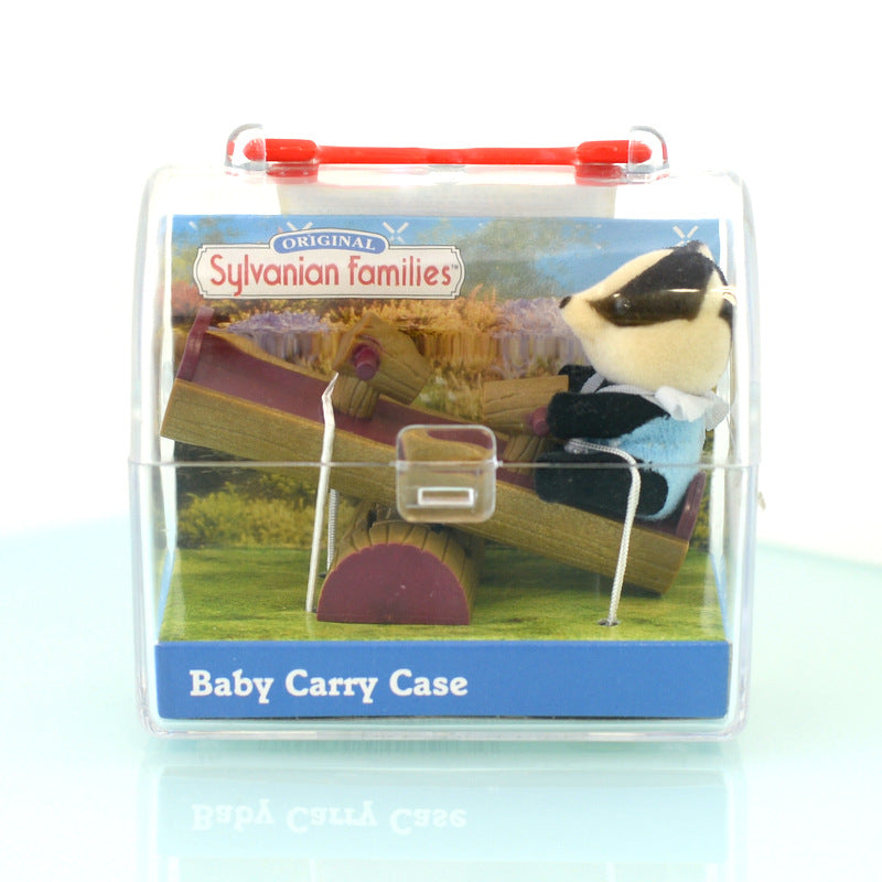 BABY CARRY CASE HOUSE SEESAW BADGERS Flair Sylvanian Families