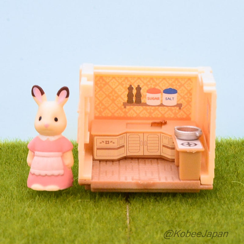 森林中的胶囊玩具房 4 4 件套 Epoch Sylvanian Families