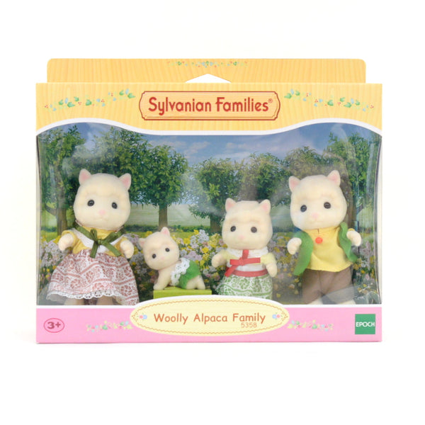 WOOLLY ALPACA FAMILY 5358 Dolls Epoch Japan Sylvanian Families