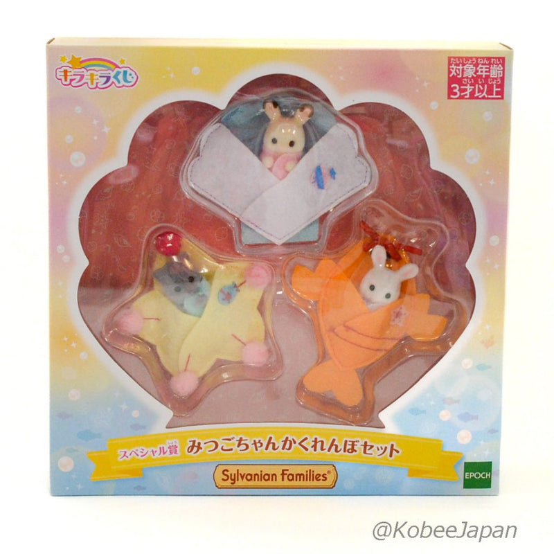 Dreamy Parade Series HIDE-AND-SEEK TRIPLETS SET Japan Sylvanian Families