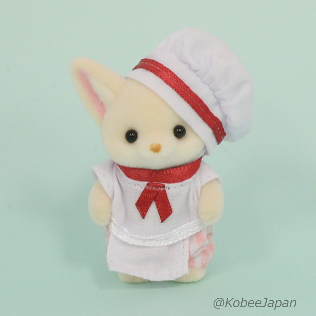 Forest Kitchen Baby Fennec Fox Chef Sylvanian Families Calico Critters