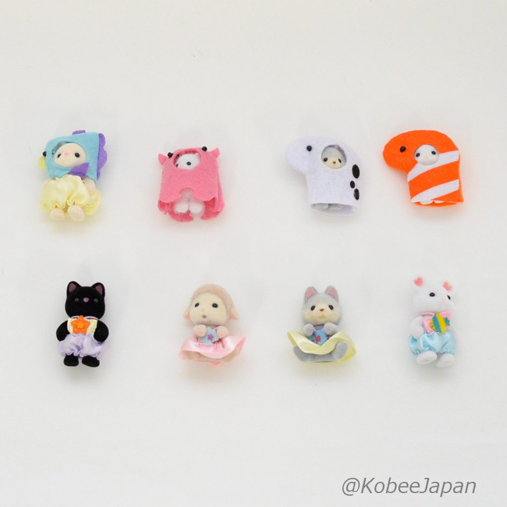 Dreamy Parade Series Sea Babies Complete Set Familymart 2022 Sylvanian Families Calico Critters