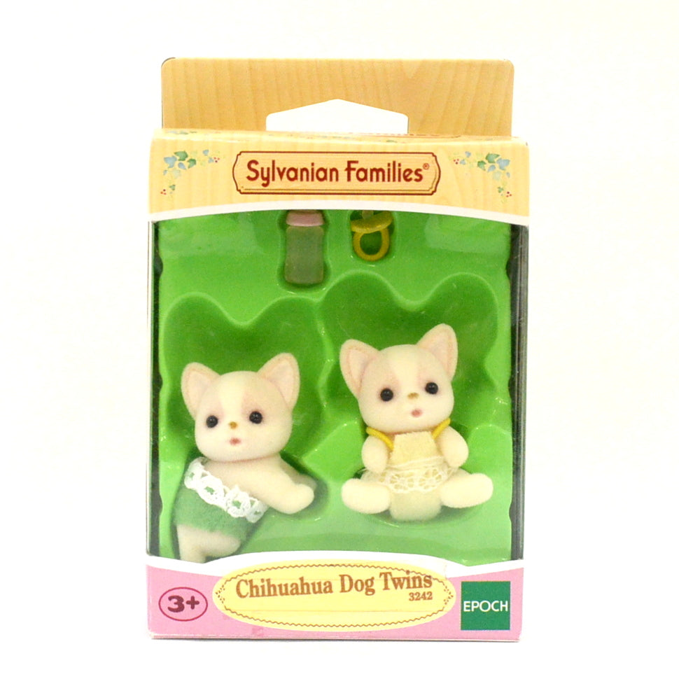 Chiots Chihuahua Jumeaux Familles Sylvanian Critters Calico