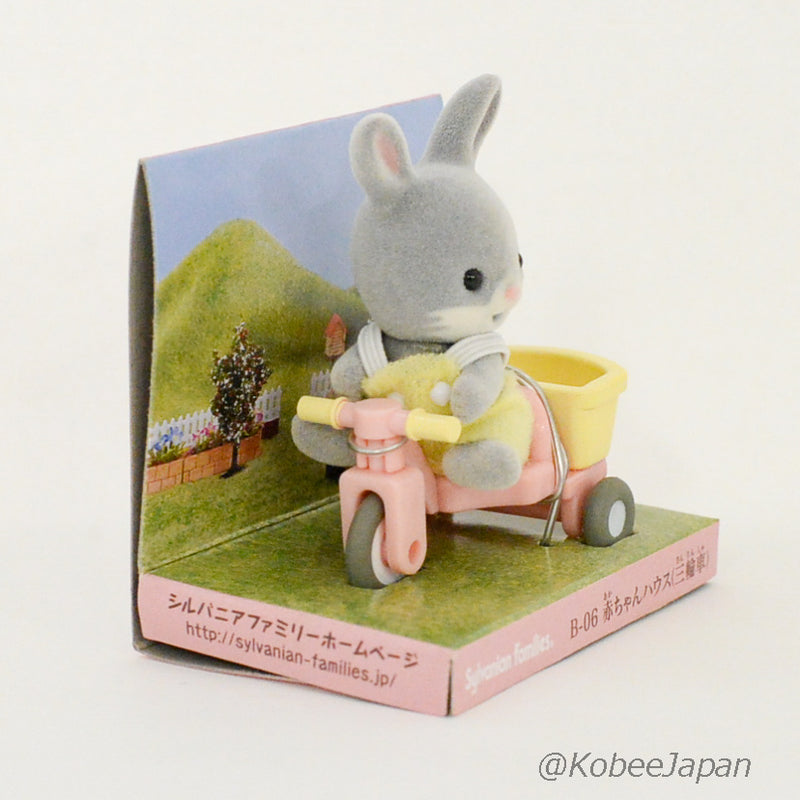 婴儿手提箱三轮车棉尾兔 B06 退休印花布 Sylvanian Families