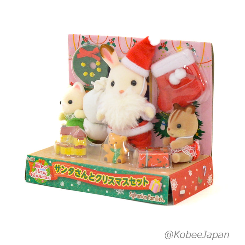 SET DE PAPÁ NOEL Y NAVIDAD Época SE-186 Familias Sylvanian raras