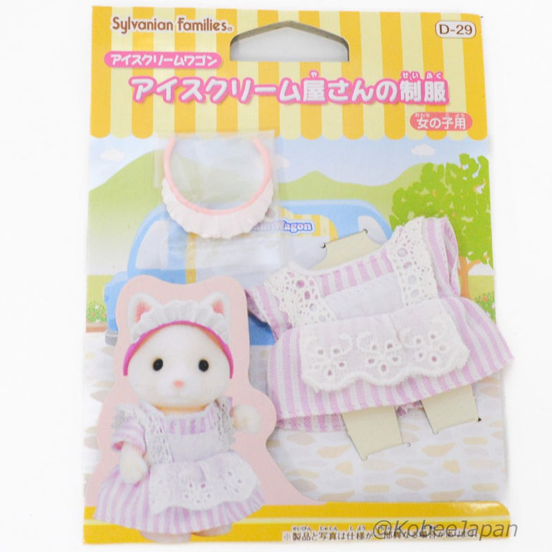 ICE CREAM STORE UNIFORM D-29 Retired Rare Sylvanian Families