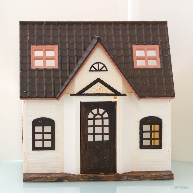 [Used] SPECIAL COSY COTTAGE STARTER HOME w/ HAND PAINTED 5093 Calico Sylvanian Families