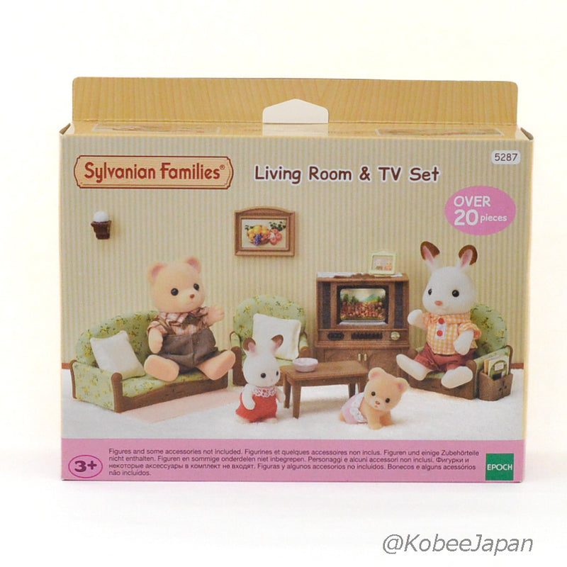 LIVING ROOM & TV SET 5287 Epoch Sylvanian Families