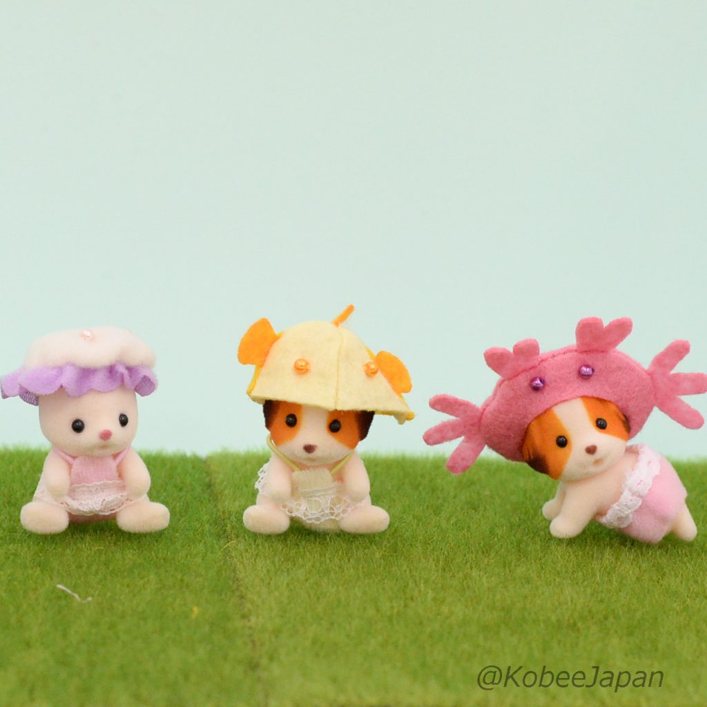 Baby Aqua Parade Complete 6 Figure Set 2022 Sylvanian Families Calico Critters