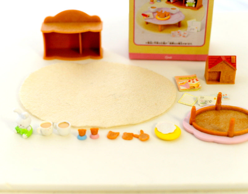 [Used] CHILD TABLE SET KA-313 Retired Epoch Japan Sylvanian Families