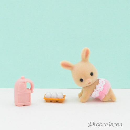 FLUFFY DREAM COLLECTION BABY SHOPPING SERIES MILK RABBIT Sylvanian Families