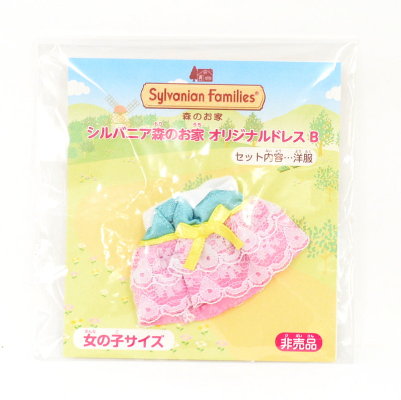 LIGHT BLUE & PINK DRESS For Girl Limited Item Nagashima Sylvanian Families