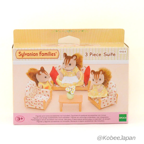 3 PIECE SUITE Sofa & Arm chair Epoch 4464 Sylvanian Families