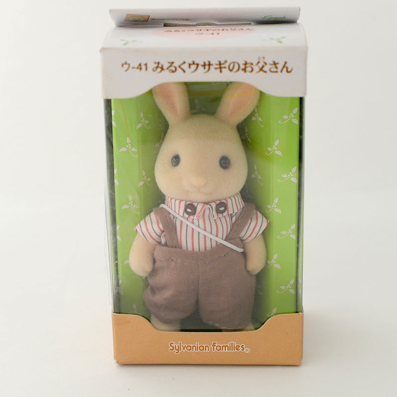 MILK RABBIT FATHER U-41 Epoch Japan Sylvanian Families