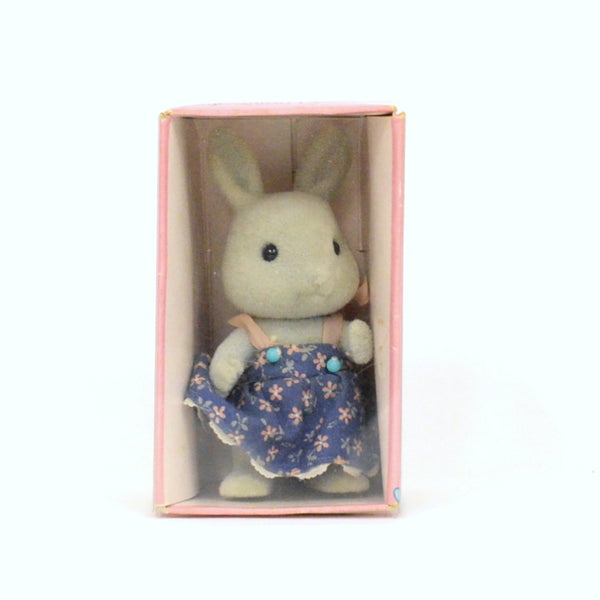 [Used] GRAY RABBIT GIRL U-14-650 Epoch Japan Sylvanian Families