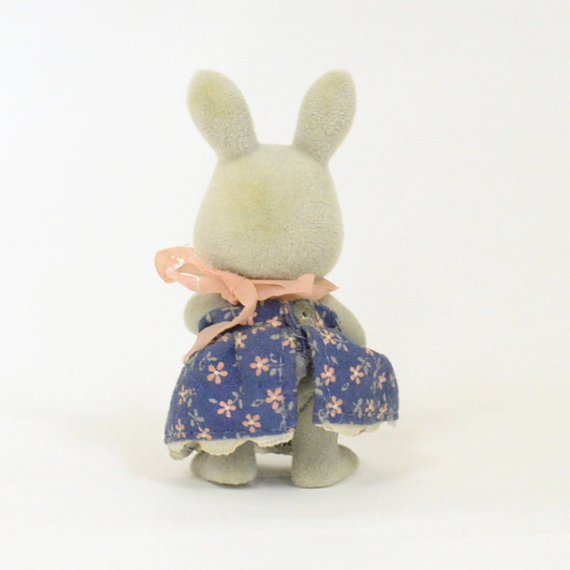 [Used] GRAY RABBIT GIRL U-14-650 Epoch Japan Sylvanian Families