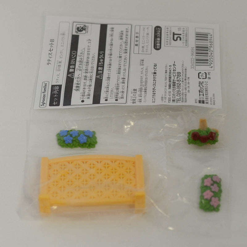 Lattice Set B Fan Club Sylvanian Families Calico Critters