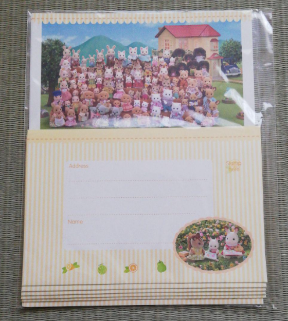 Letter Writing Set 30th Anniversary Epoch Calico Critters