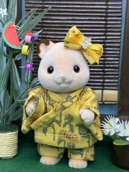Jinbei for Mother Yellow Handmade