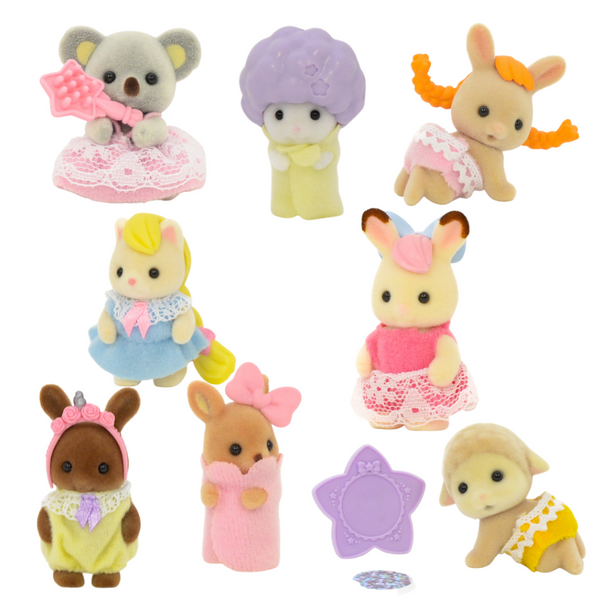 BABY STYLISH HAIR SERIES BB-08 COMPLETE SET Sylvanian Families