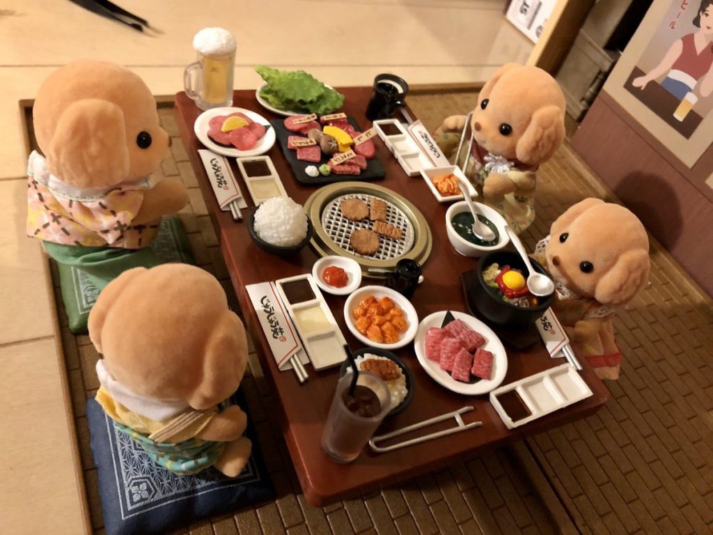 Ju-Ju Yakiniku Barbeque Party For Doll House Miniature Re-ment