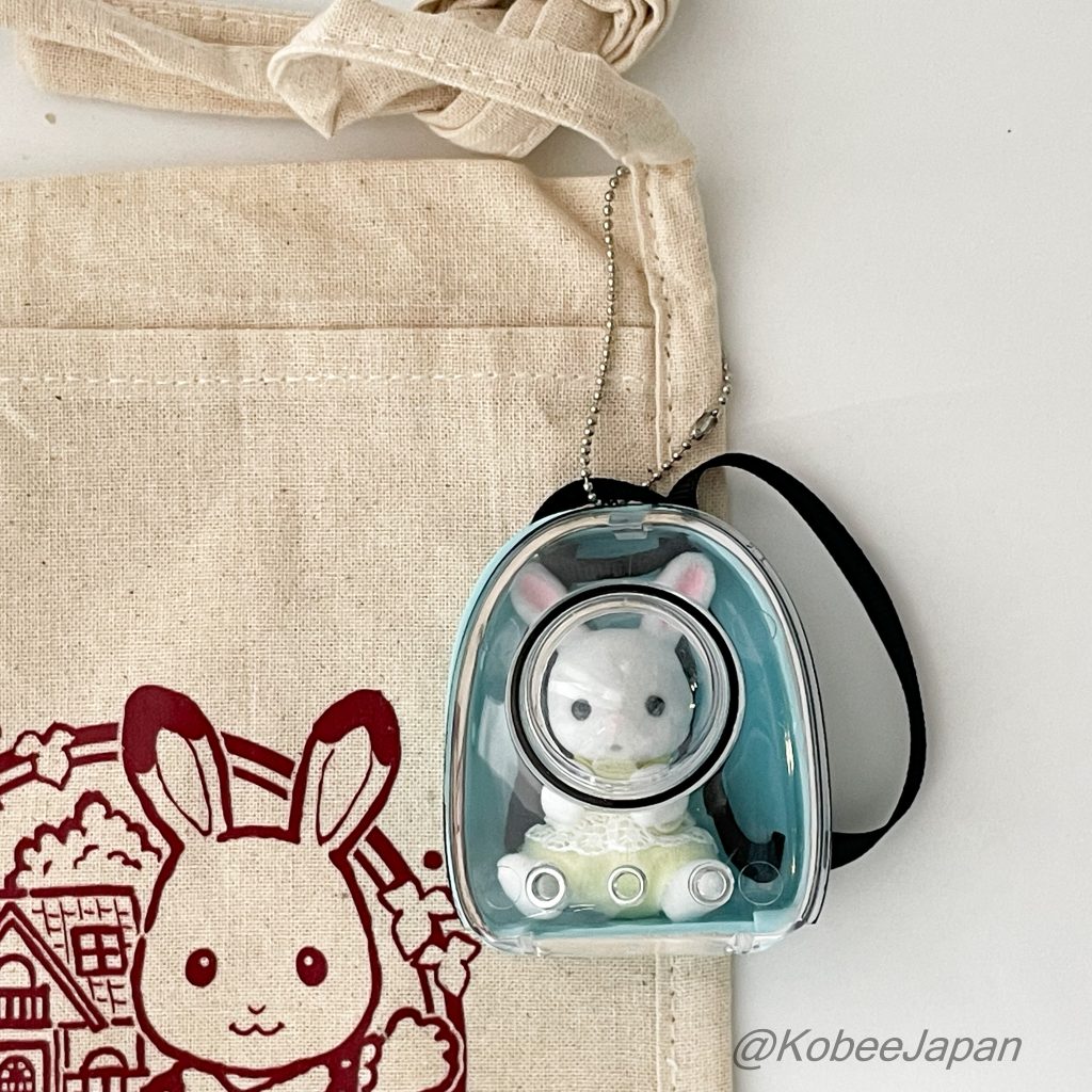 Sac à dos animal capsule jouet 3 bleu