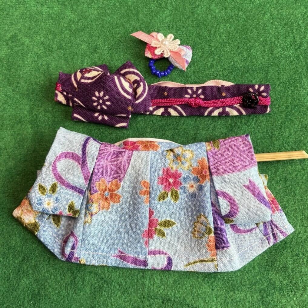 Blue Floral Kimono For Older Sister Handmade