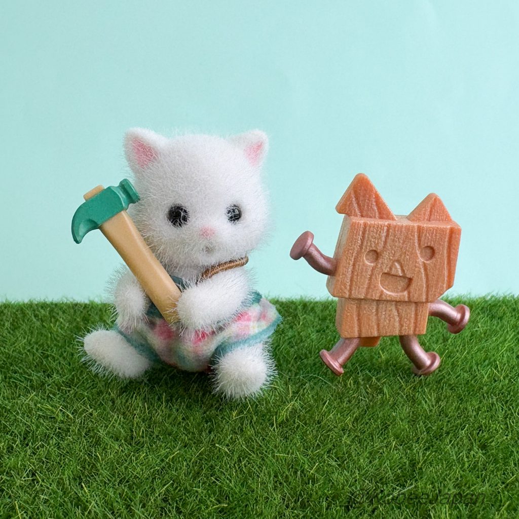 Baby Craft Lovers Series Persian Cat Baby With Craft Creation 2025 Sylvanian Families Calico Critters