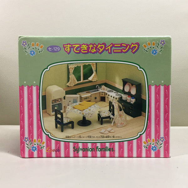 Juego de comedor retirado SE-129 1999 Época Calico Critters