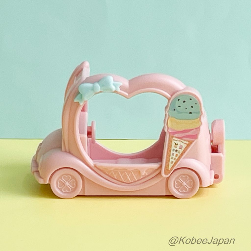 Happy Sweets Ice Cream Wagon Pink Lottery 2025 Sylvanian Families Calico Critters