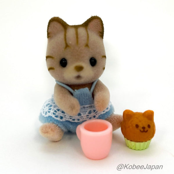 BABY SWEETS SERIES STRIPED CAT BABY Epoch Japan Sylvanian Families