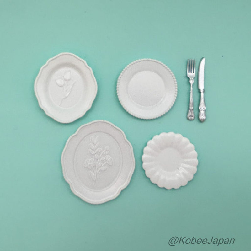 [Used] Re-ment TABLEWARE COLLECTION ‚WPIECE SET for dollhouse Re-ment