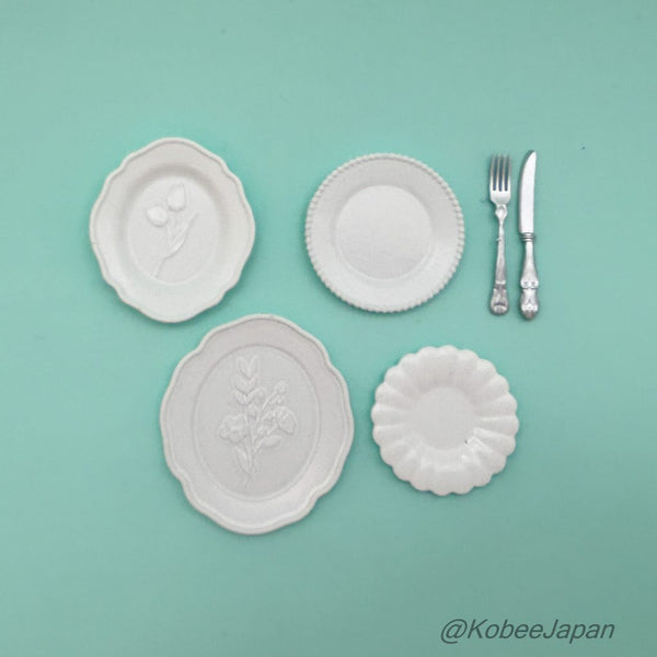 Re-ment TABLEWARE COLLECTION 5 WESTERN STYLE for dollhouse Re-ment