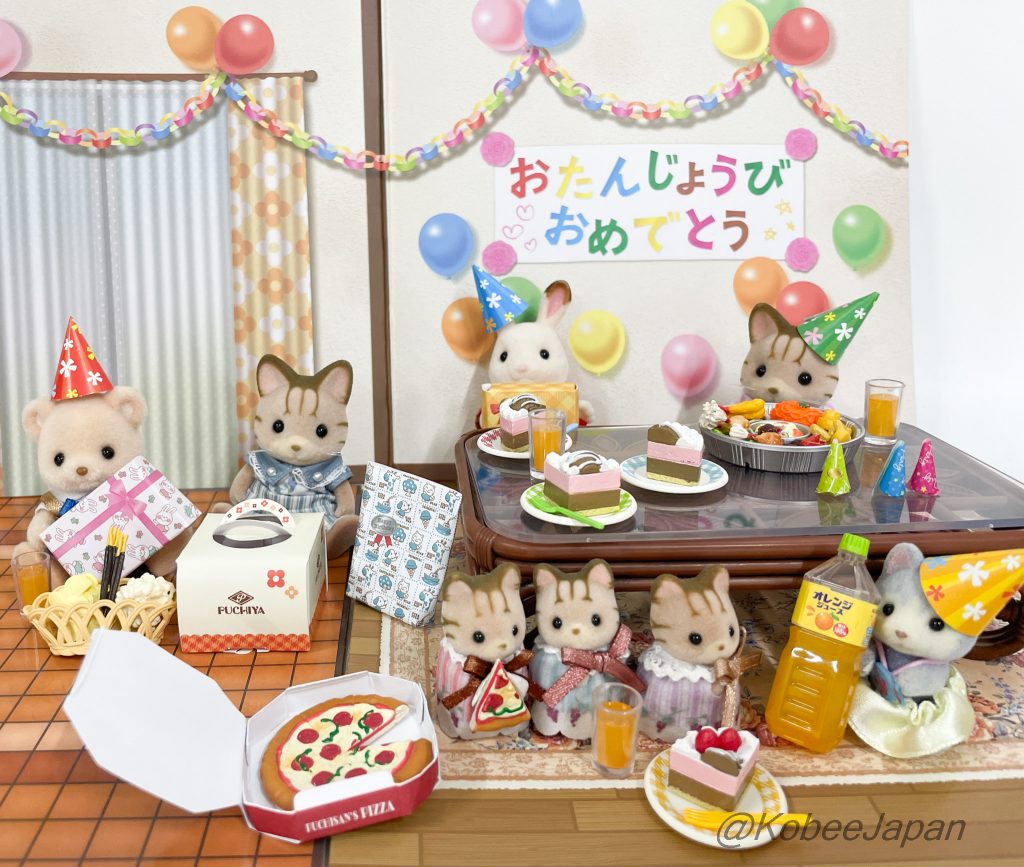 [used] Birthday Party Re-ment