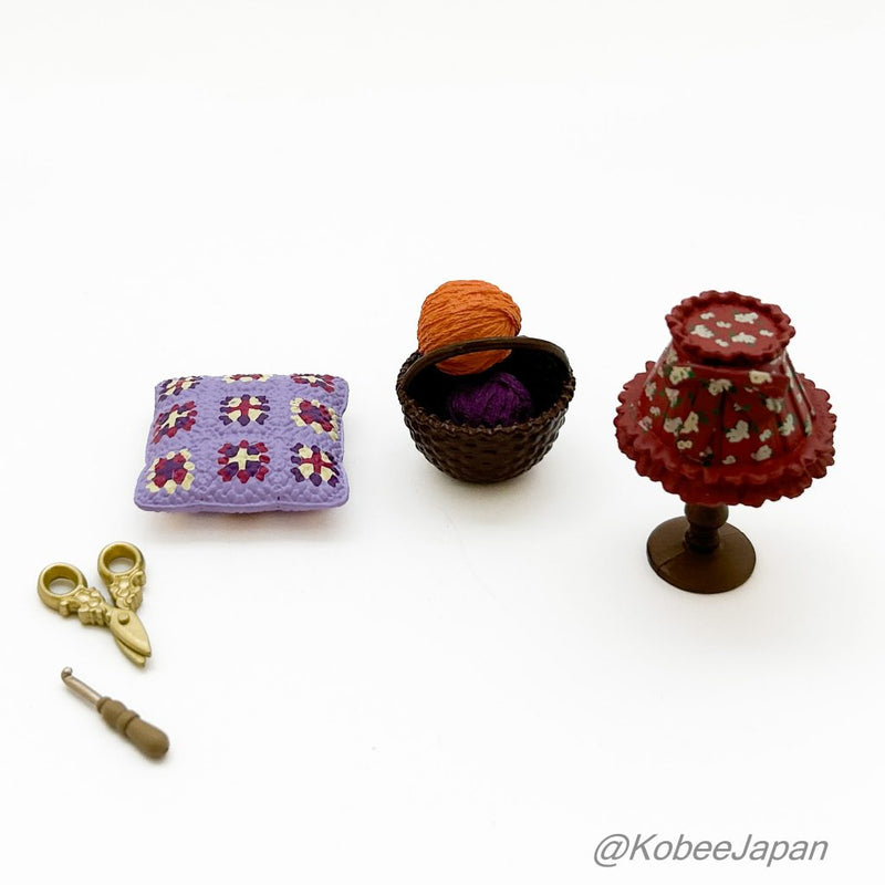 [Used] Re-ment GRANDMOTHERS CRAFT ROOM 8 PIECE COMPLETE SET Japan Re-ment