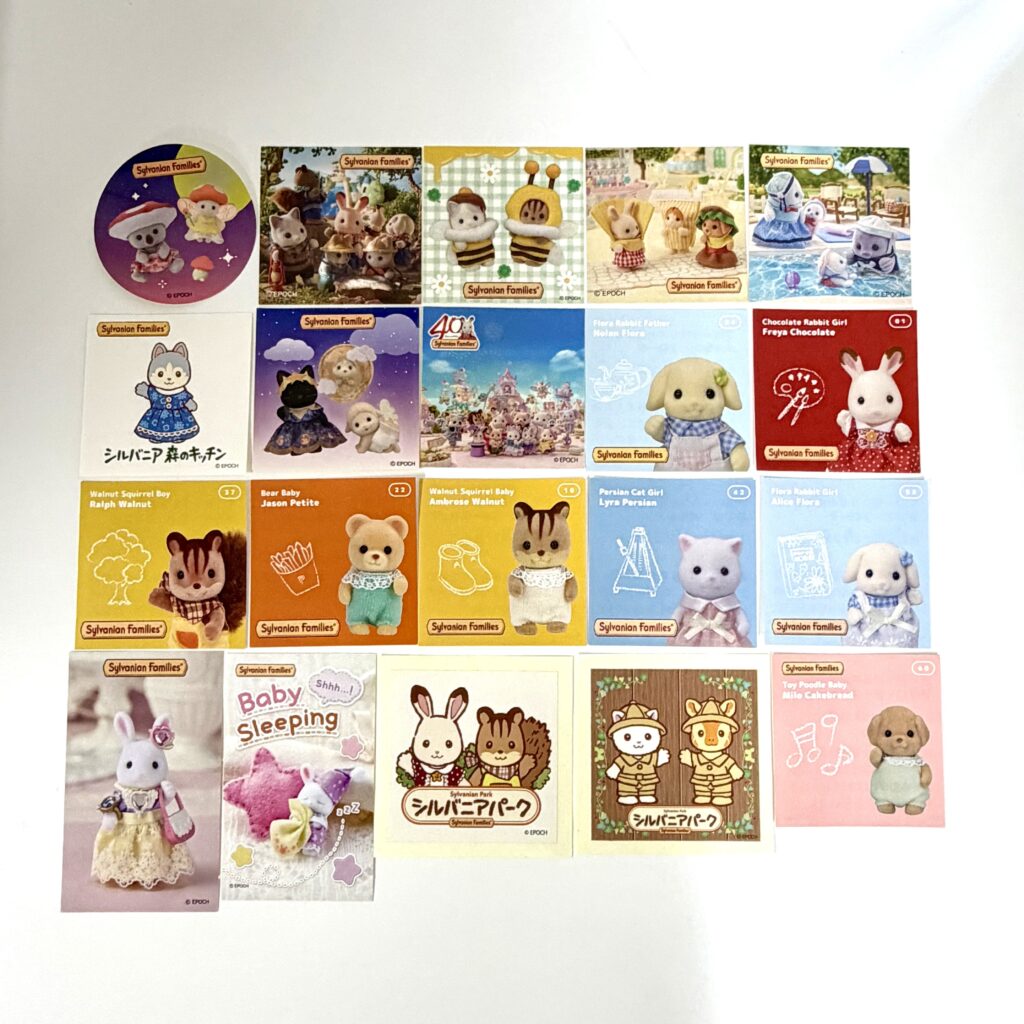 Stickers Set E Sylvanian Families Calico Critters