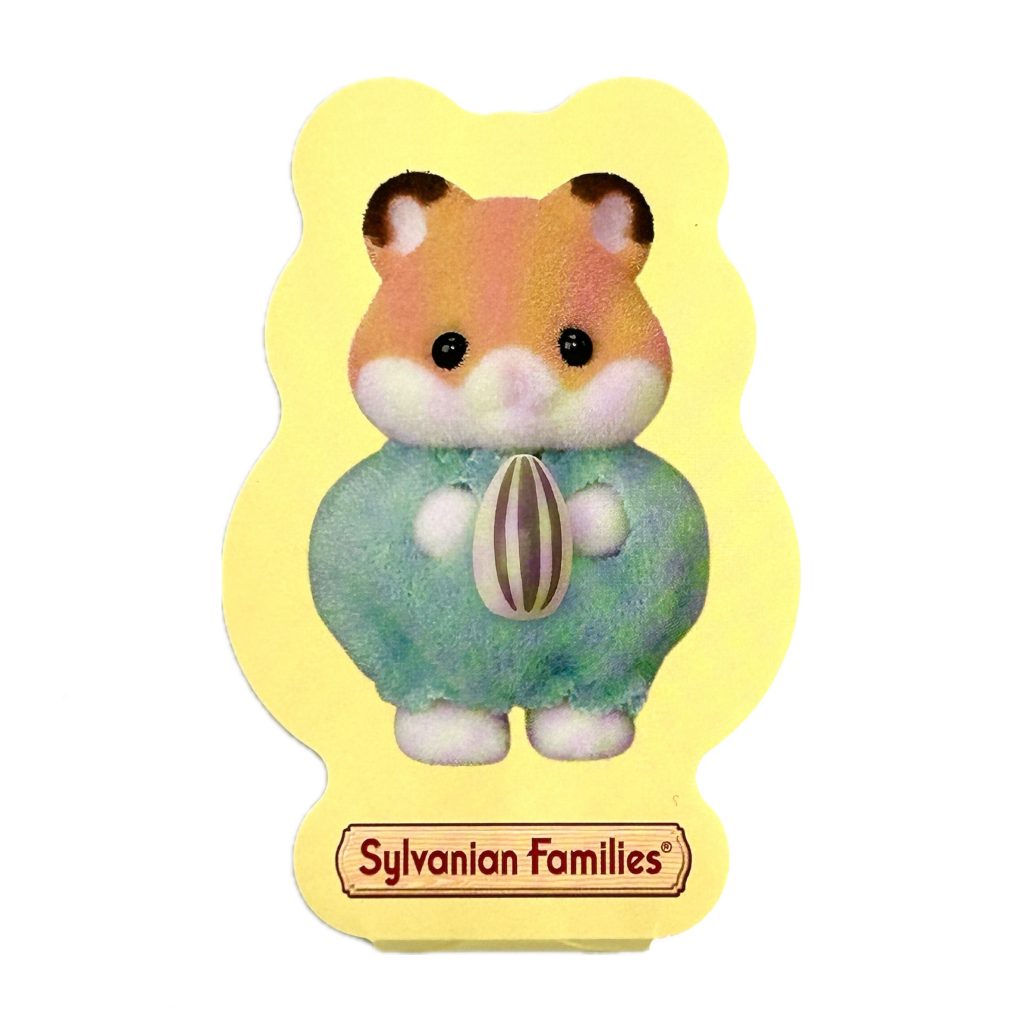 Bloc-notes découpé Hamster Bébé 2025 Familles Sylvanian Calico Critters