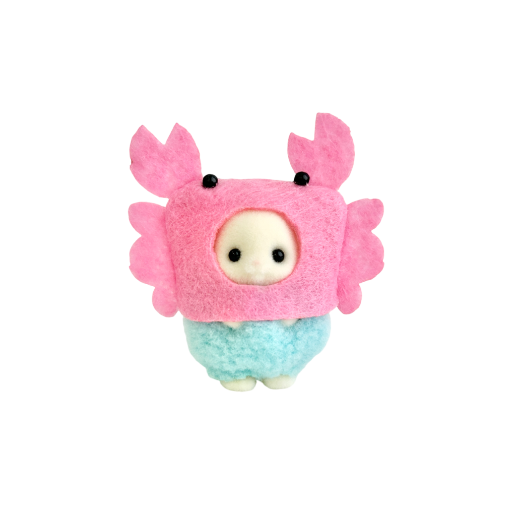 Baby Dreamy Marine Series Crab Small Flora Rabbit Baby Sylvanian Families Calico Critters