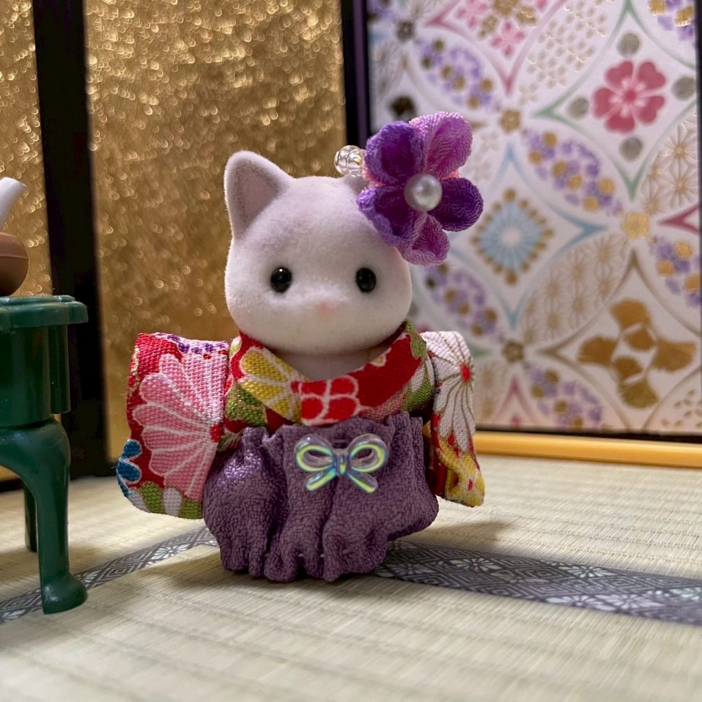 Ensemble 3 pièces Baby Hakama A fait main