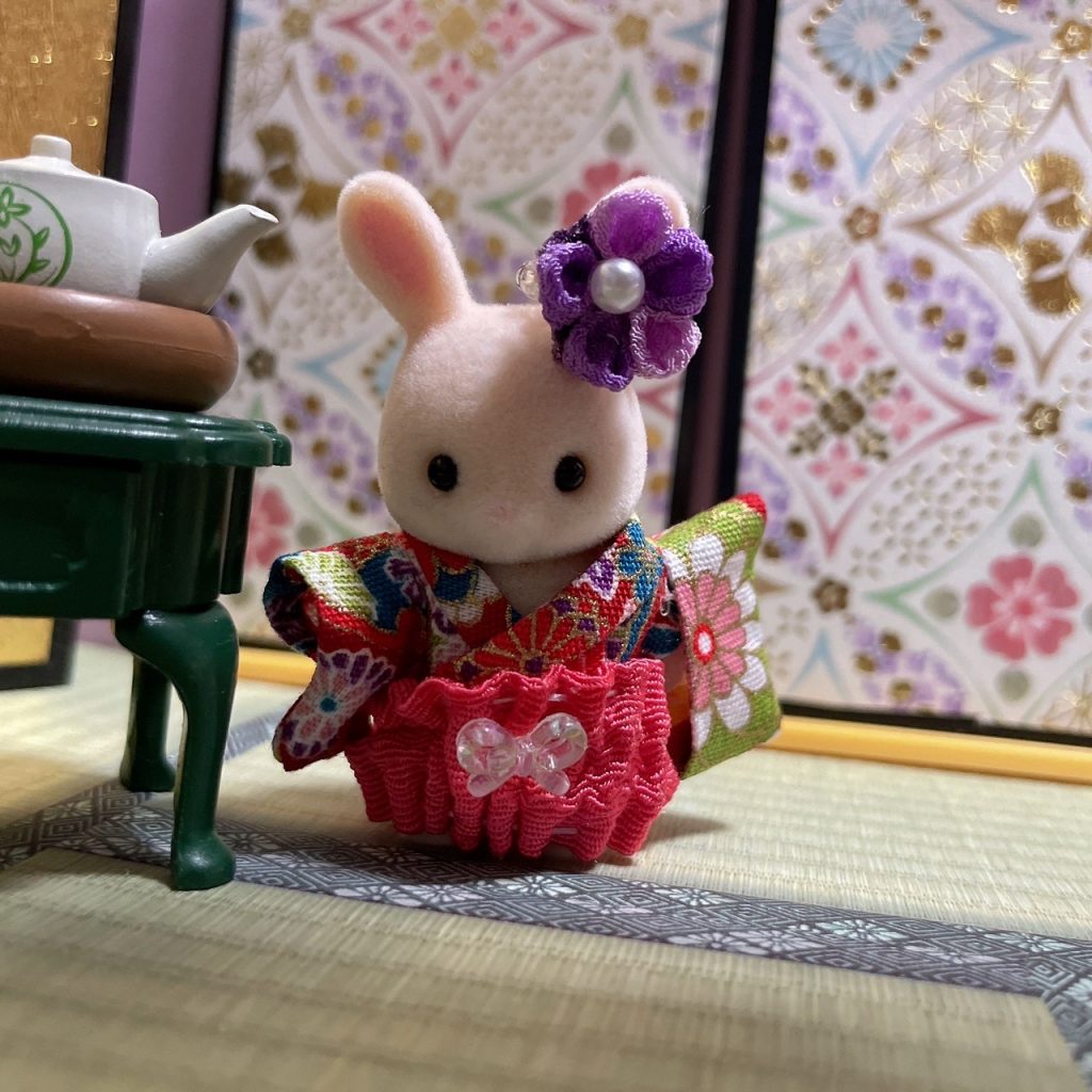 Baby Hakama 3-Piece Set E Sylvanian Families Calico Critters