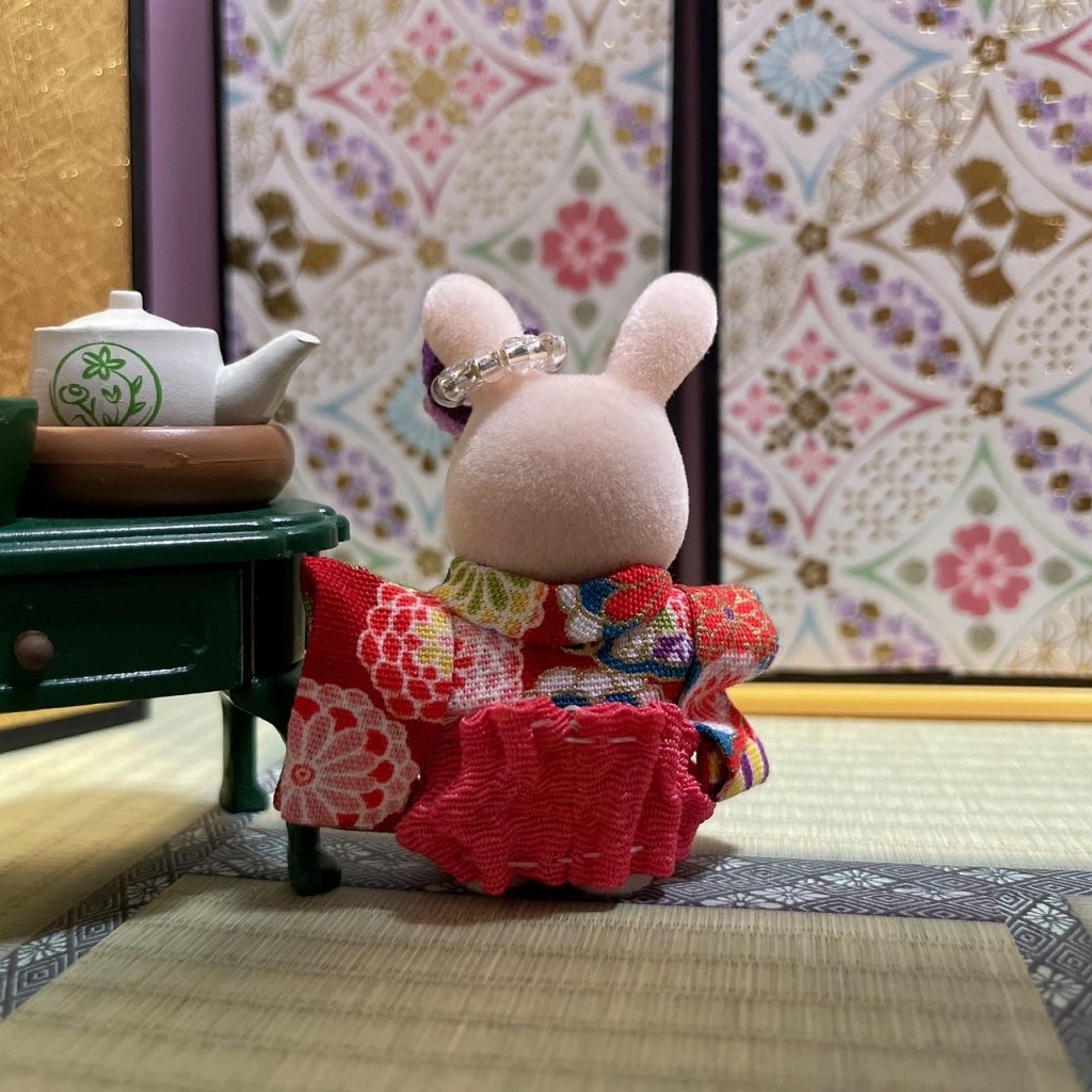 Baby Hakama 3-Piece Set E Sylvanian Families Calico Critters