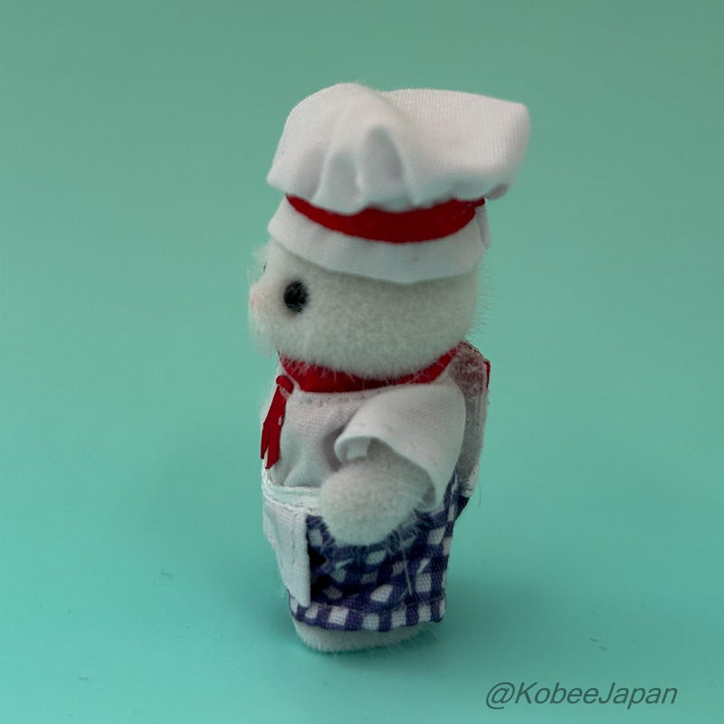 FOREST KITCHEN BABY PERSIAN CAT CHEF Sylvanian Families