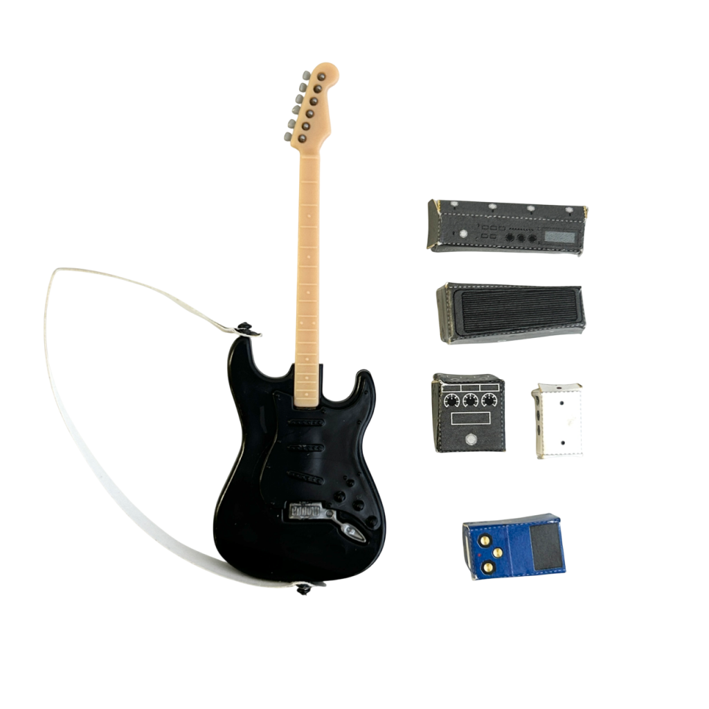 Miniature Electric Guitar Black Cando